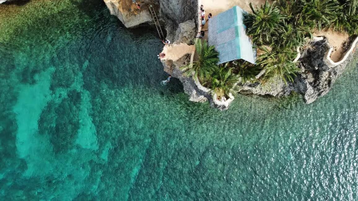 Coastal road in Siquijor perfect for scooter rides