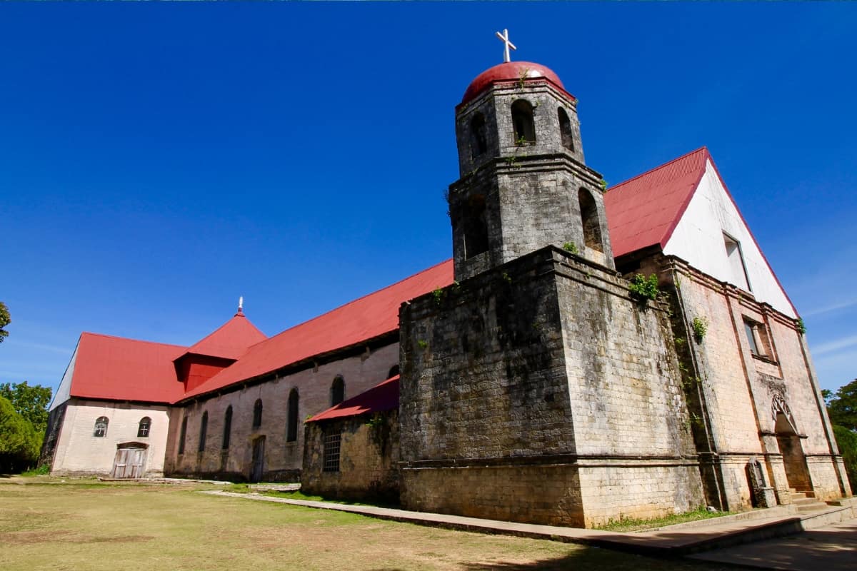 Historic Lazi Church in Siquijor, Spanish colonial architecture